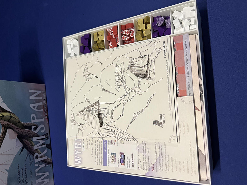 Wyrmspan + Dragon Academy Organizer and Insert (etsy image id: 7232971408)