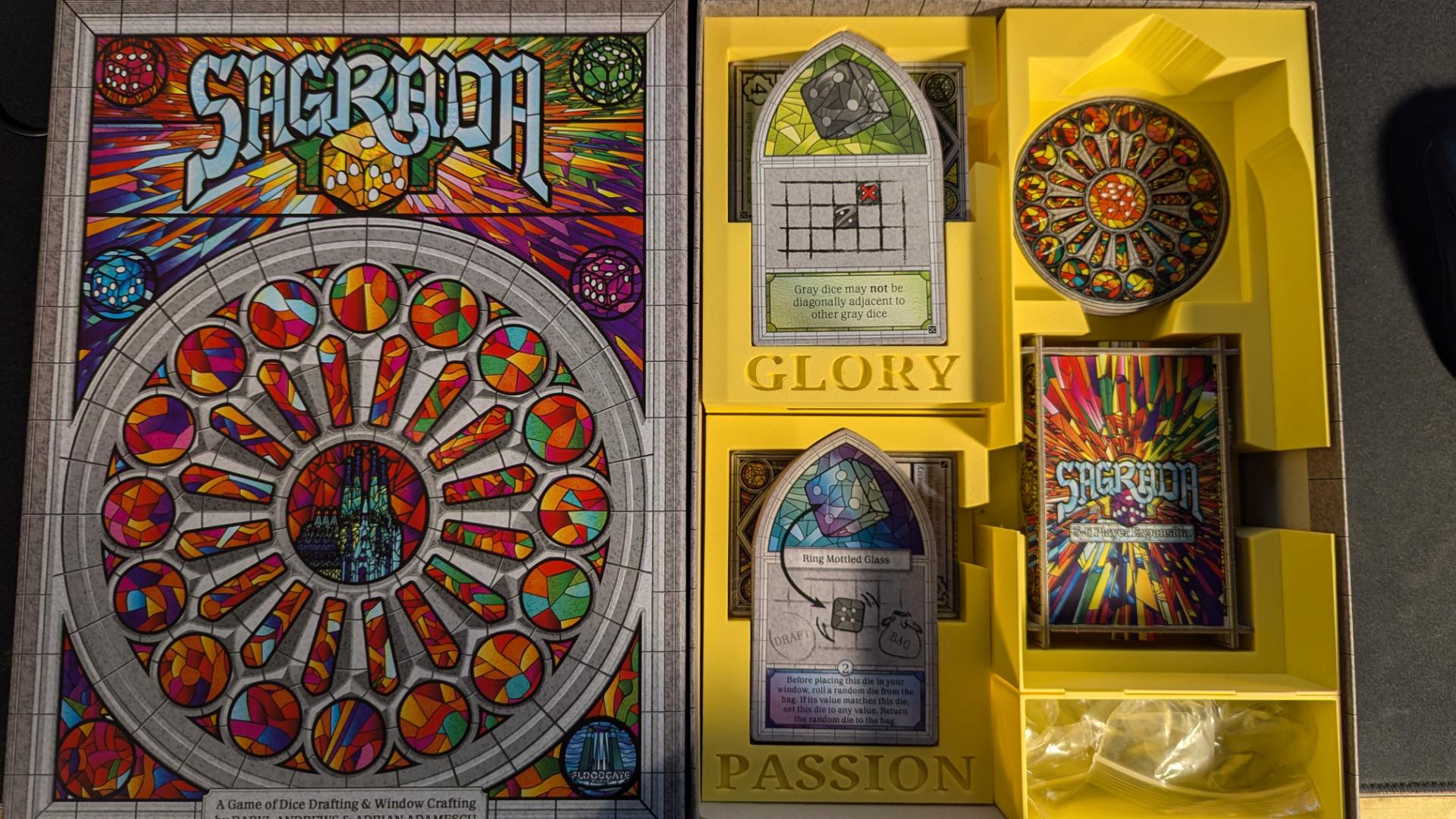 Sagrada + Expansions Organizer and Insert (etsy image id: 7233325044)