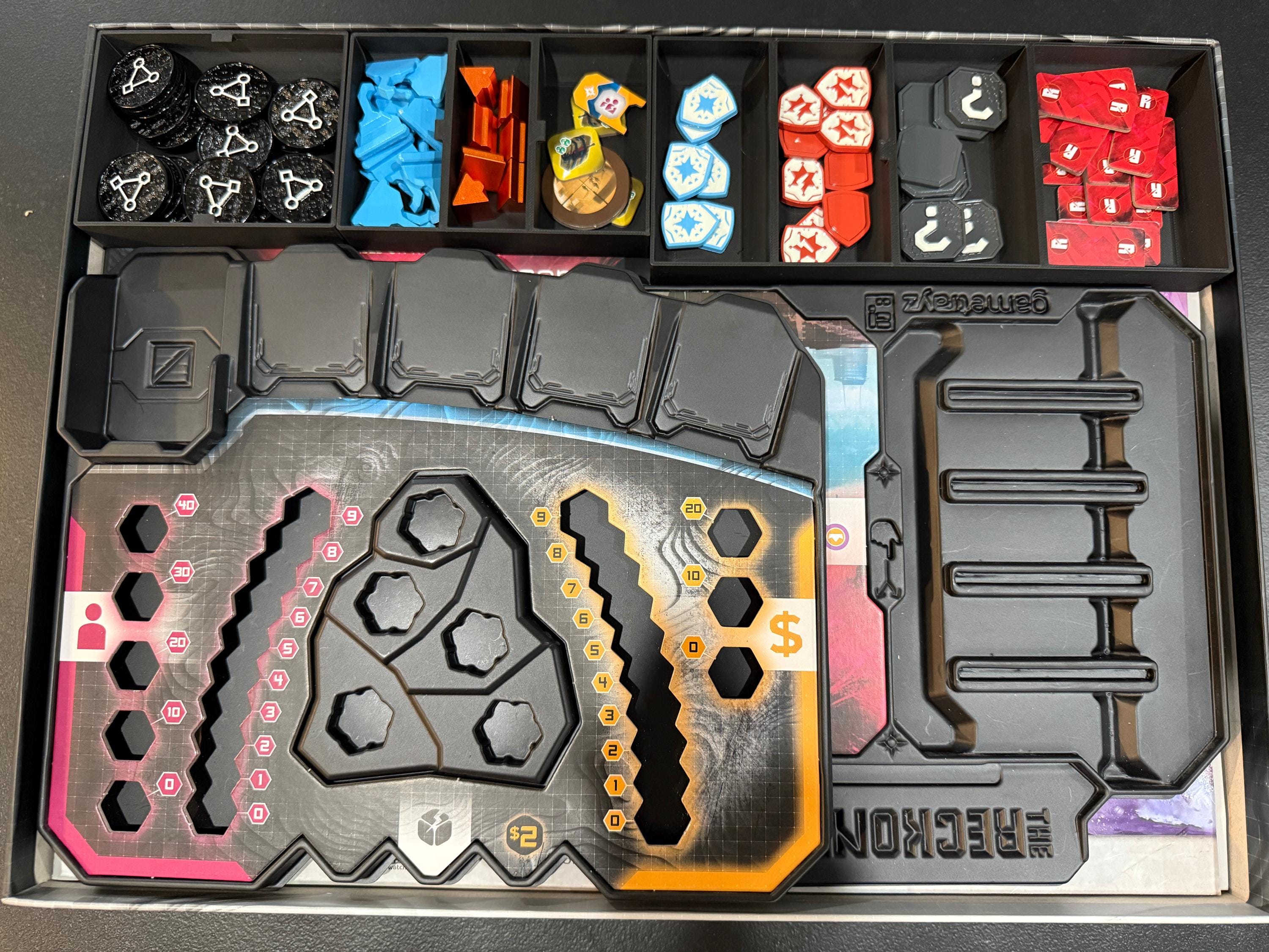 The Reckoners + Expansion Game Organizer and Insert (etsy image id: 7247908995)