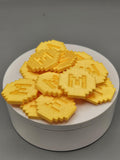 Minecoins / Gold Party Favors & Game Counters (etsy image id: 7265966597)