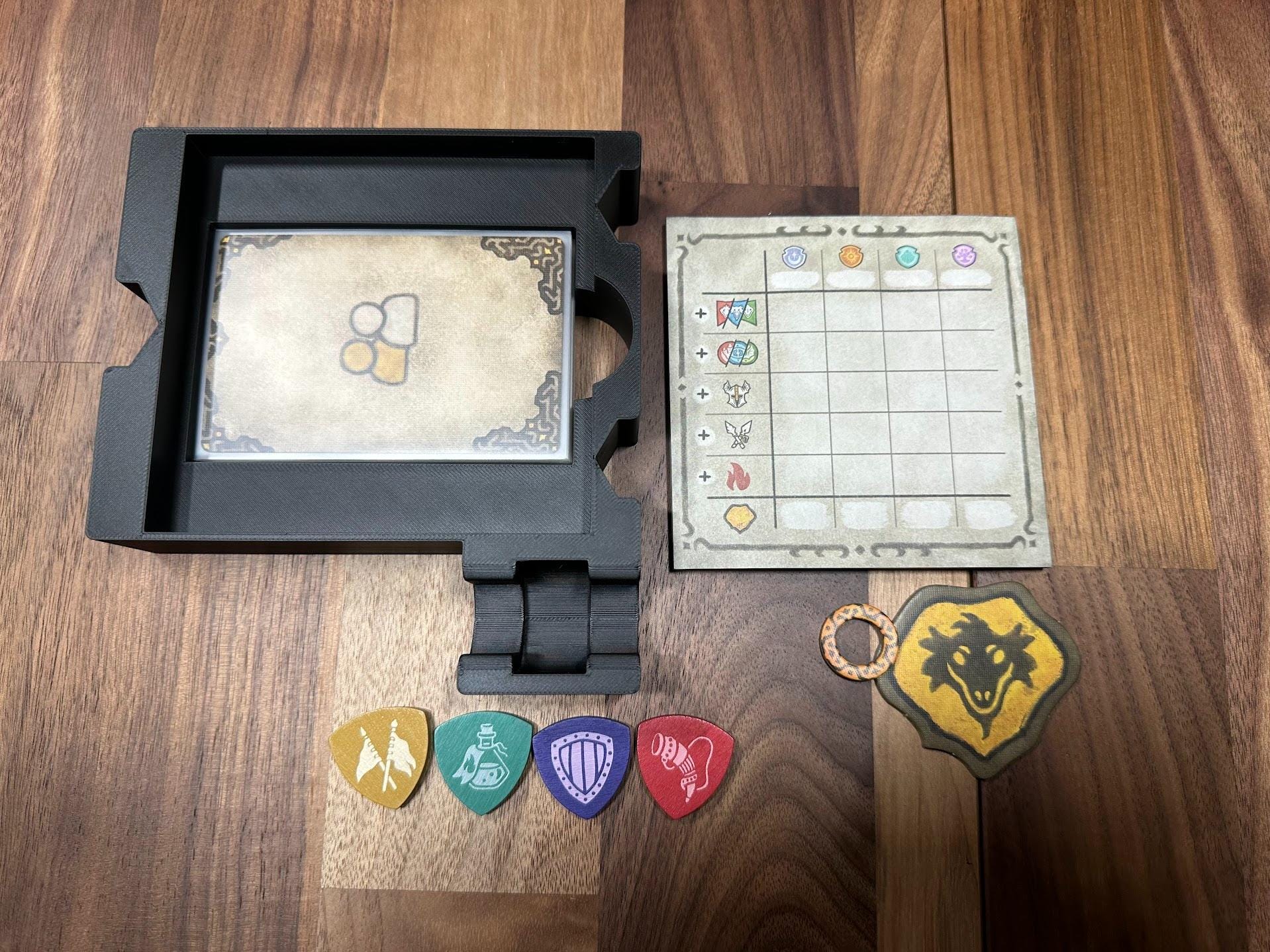 Emberheart Board Game Organizer and Insert (etsy image id: 7279539526)