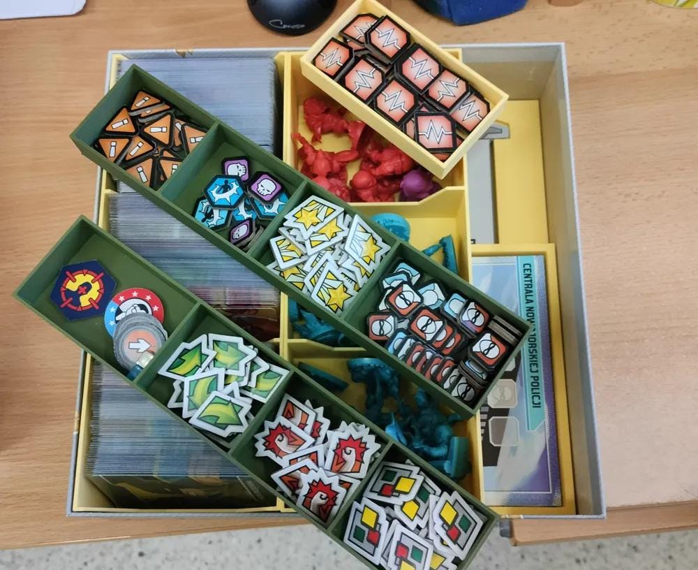 Marvel United + X-Men Board Game Organizer and Insert (etsy image id: 7280911491)