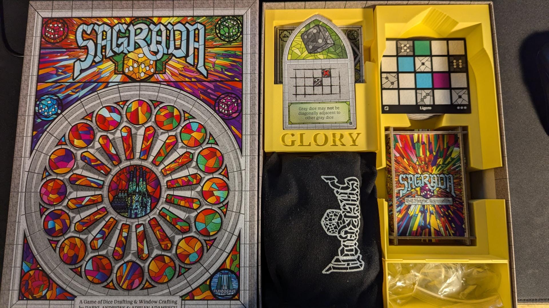 Sagrada + Expansions Organizer and Insert (etsy image id: 7281287085)