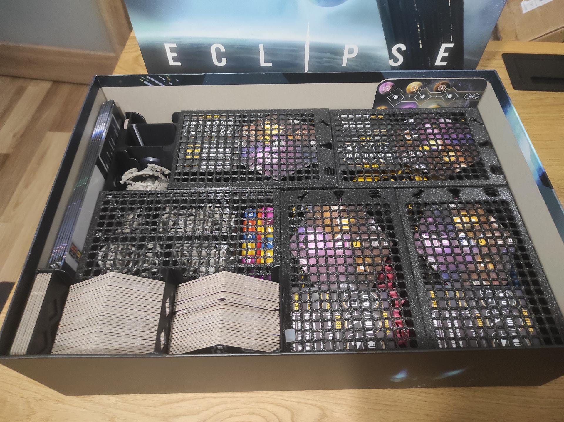 Eclipse 2nd Dawn + Expansions Board Game Organizer / Insert (etsy image id: 7306963508)