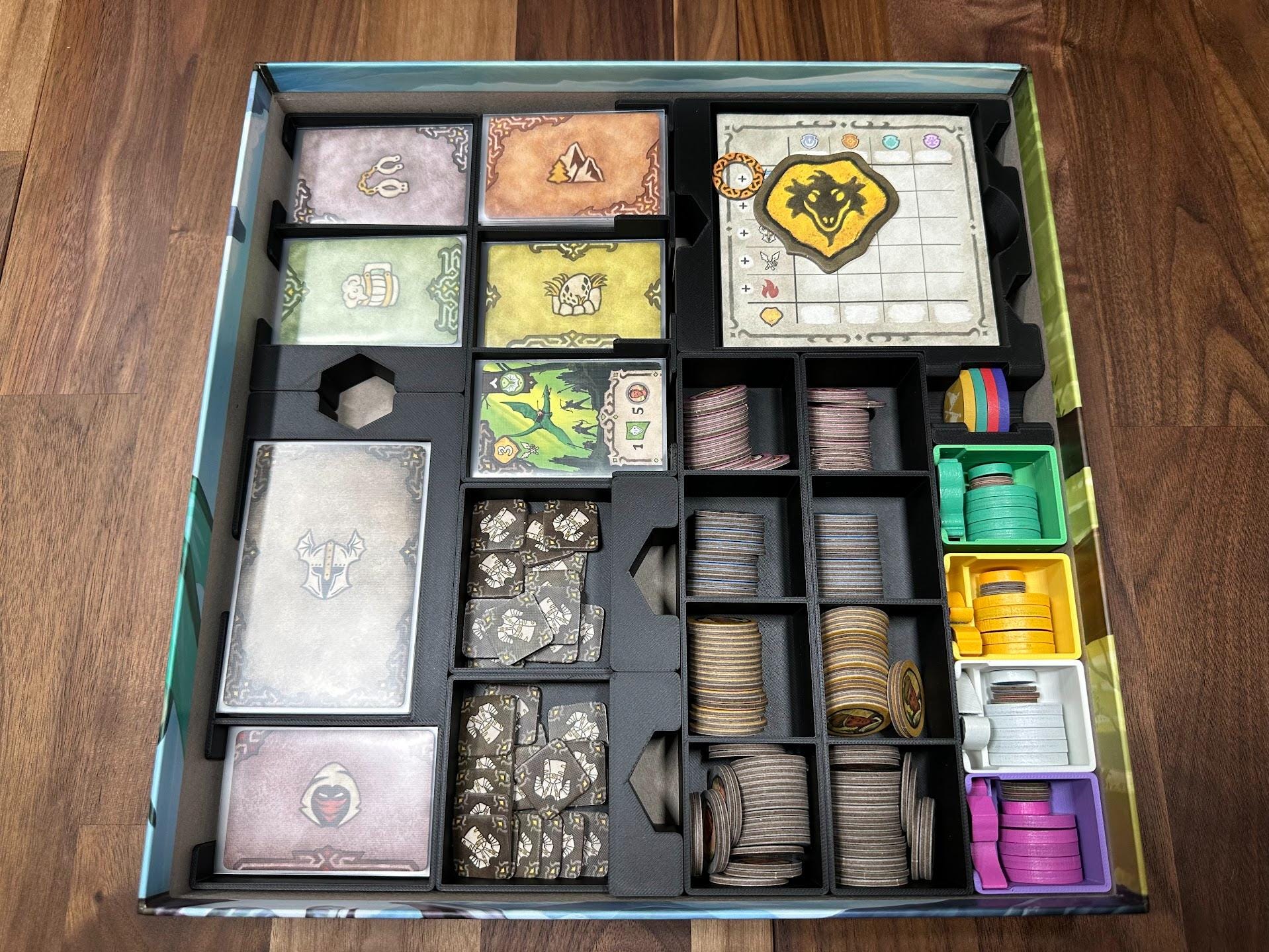 Emberheart Board Game Organizer and Insert (etsy image id: 7327484175)
