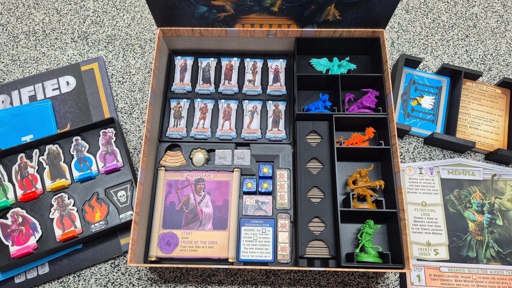 Horrified Greek Monsters Board Game Organizer / Insert (etsy image id: 7330770830)