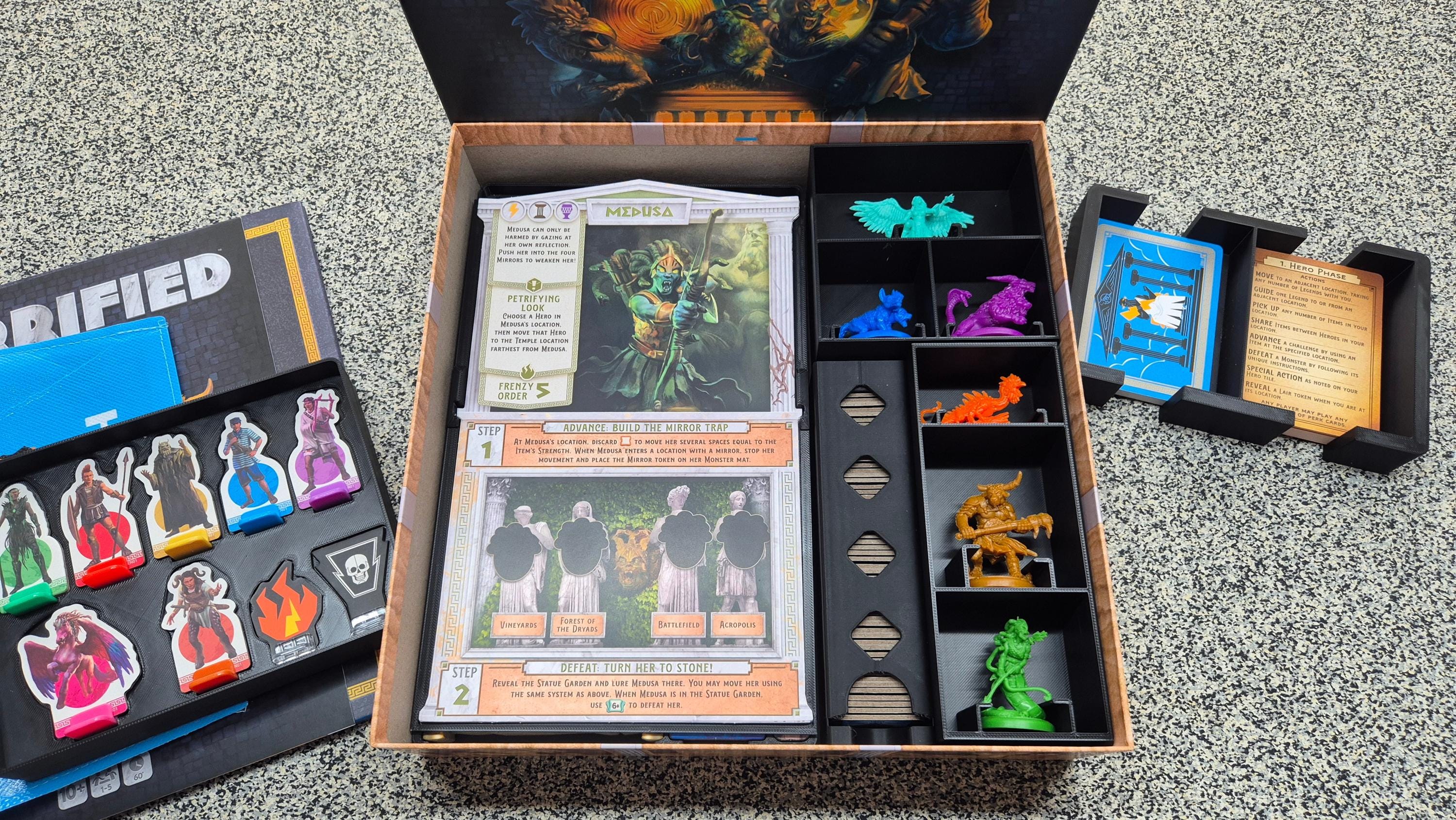 Horrified Greek Monsters Board Game Organizer / Insert (etsy image id: 7330770868)
