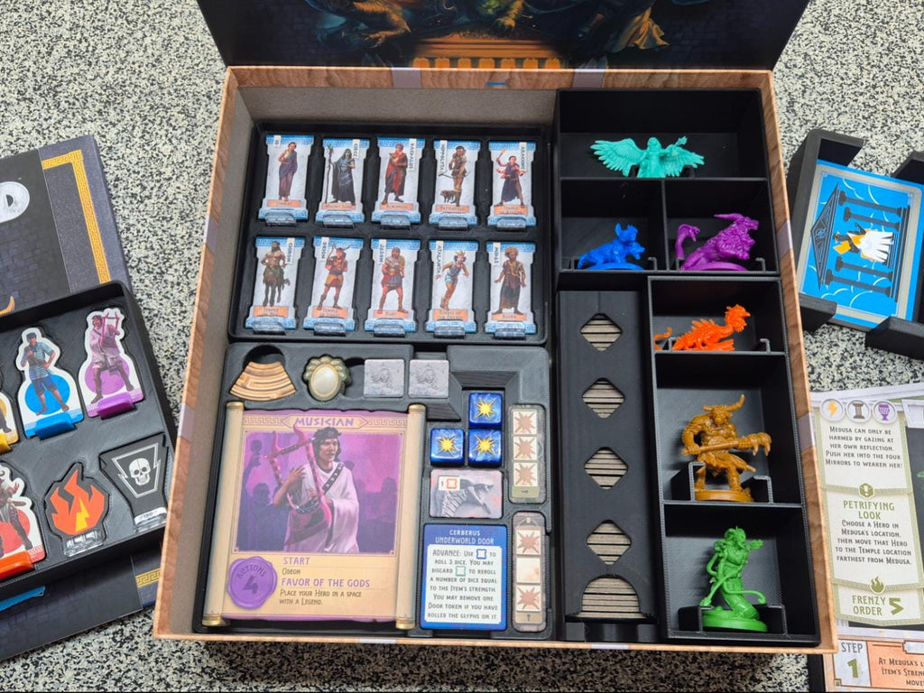 Horrified Greek Monsters Board Game Organizer / Insert (etsy image id: 7378714911)