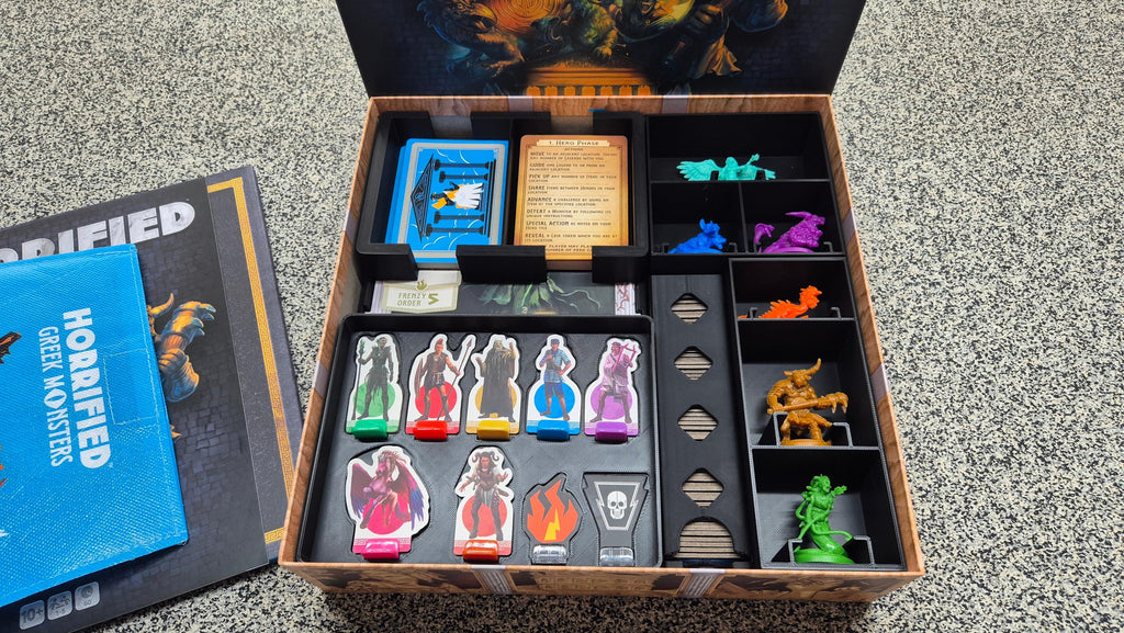 Horrified Greek Monsters Board Game Organizer / Insert (etsy image id: 7378715605)