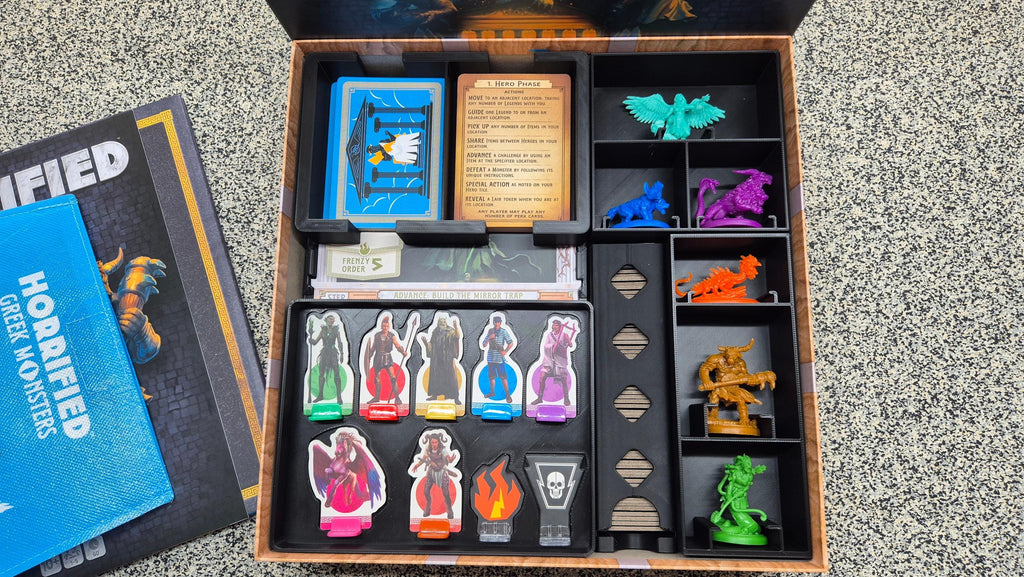 Horrified Greek Monsters Board Game Organizer / Insert (etsy image id: 7378715623)