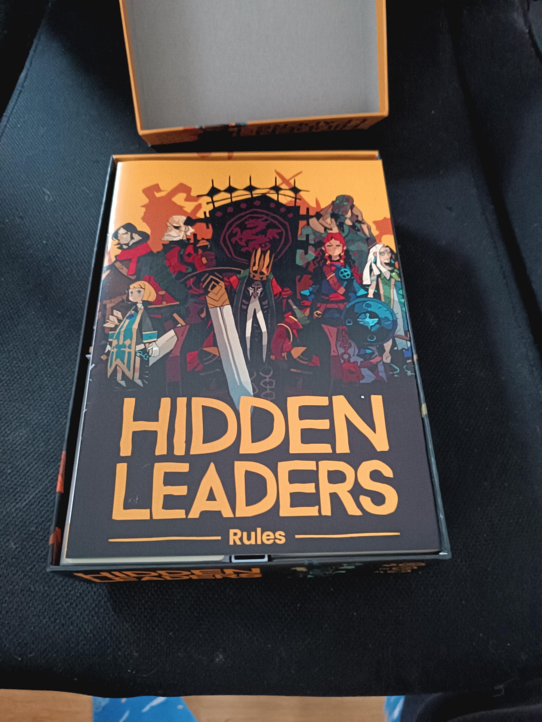 Hidden Leaders + Expansions Board Game Organizer / Insert (etsy image id: 7706280735)