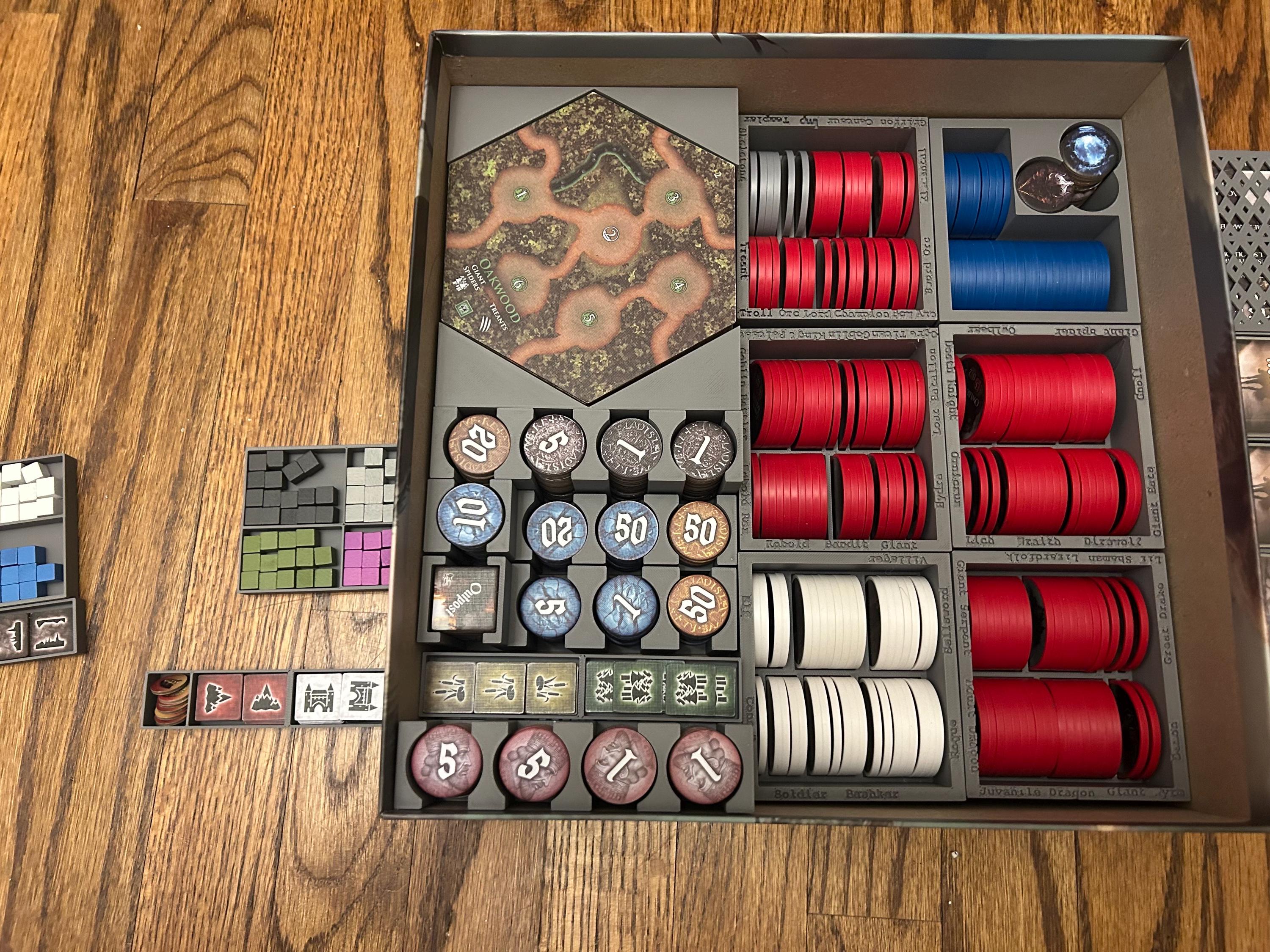 Dragons Down + Expansions Organizer / Insert (etsy image id: 7723549385)