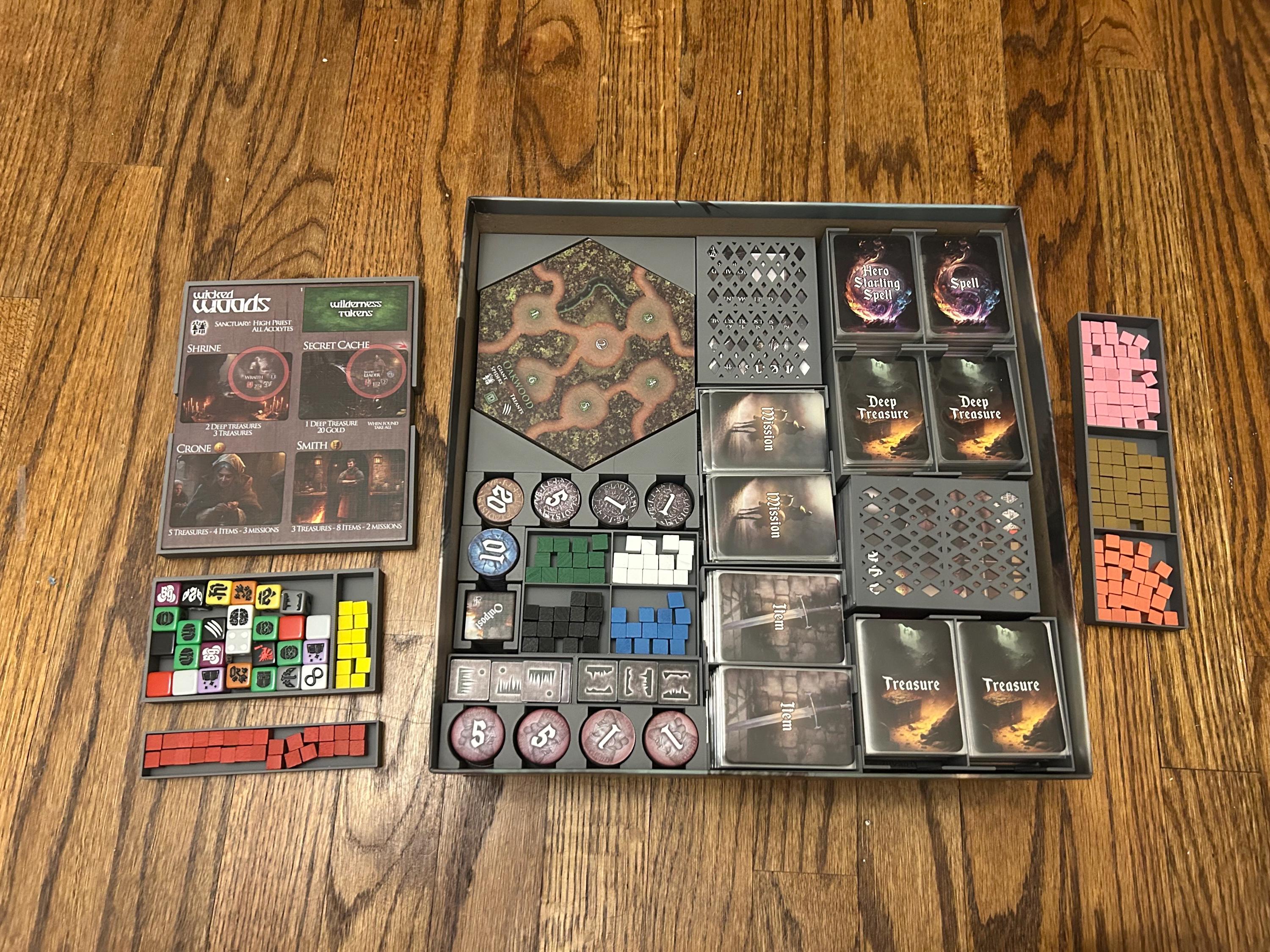 Dragons Down + Expansions Organizer / Insert (etsy image id: 7723549389)