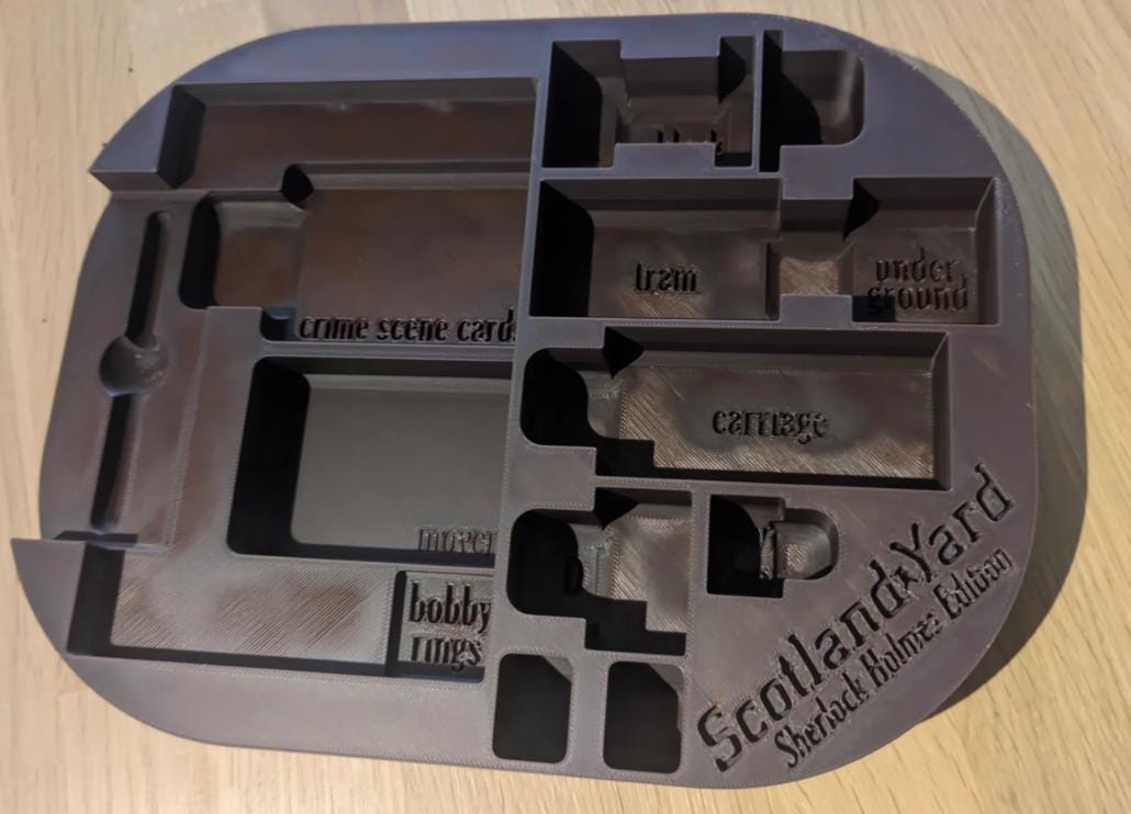 Scotland Yard: Sherlock Holmes Edition Organizer / Insert (etsy image id: 7743964529)