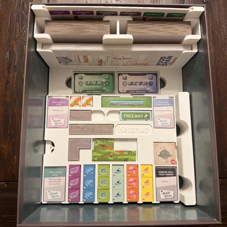 Food Chain Magnate Deluxe Organizer / Insert (etsy image id: 7797760408)