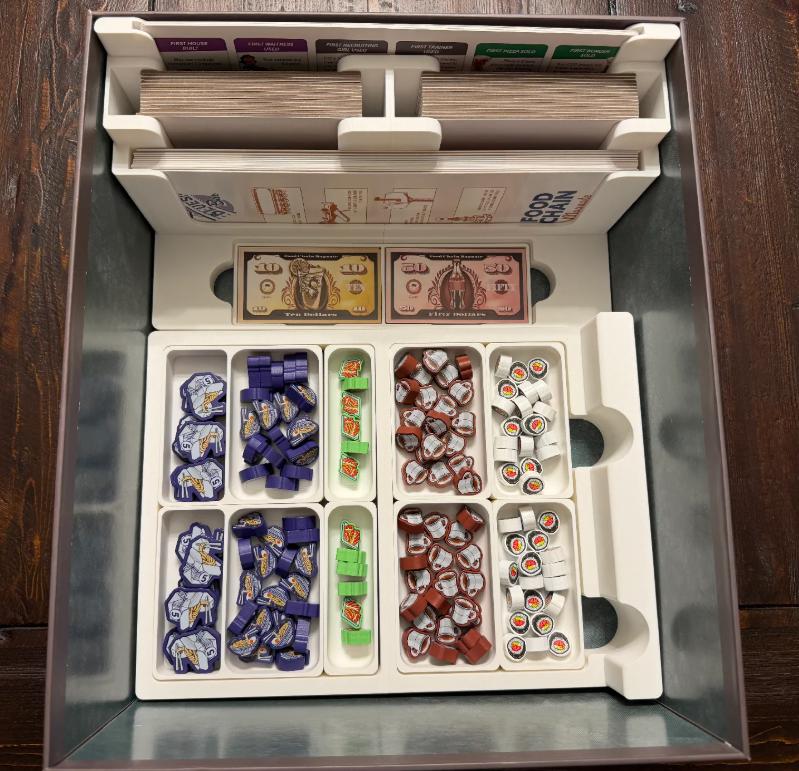Food Chain Magnate Deluxe Organizer / Insert (etsy image id: 7797760446)