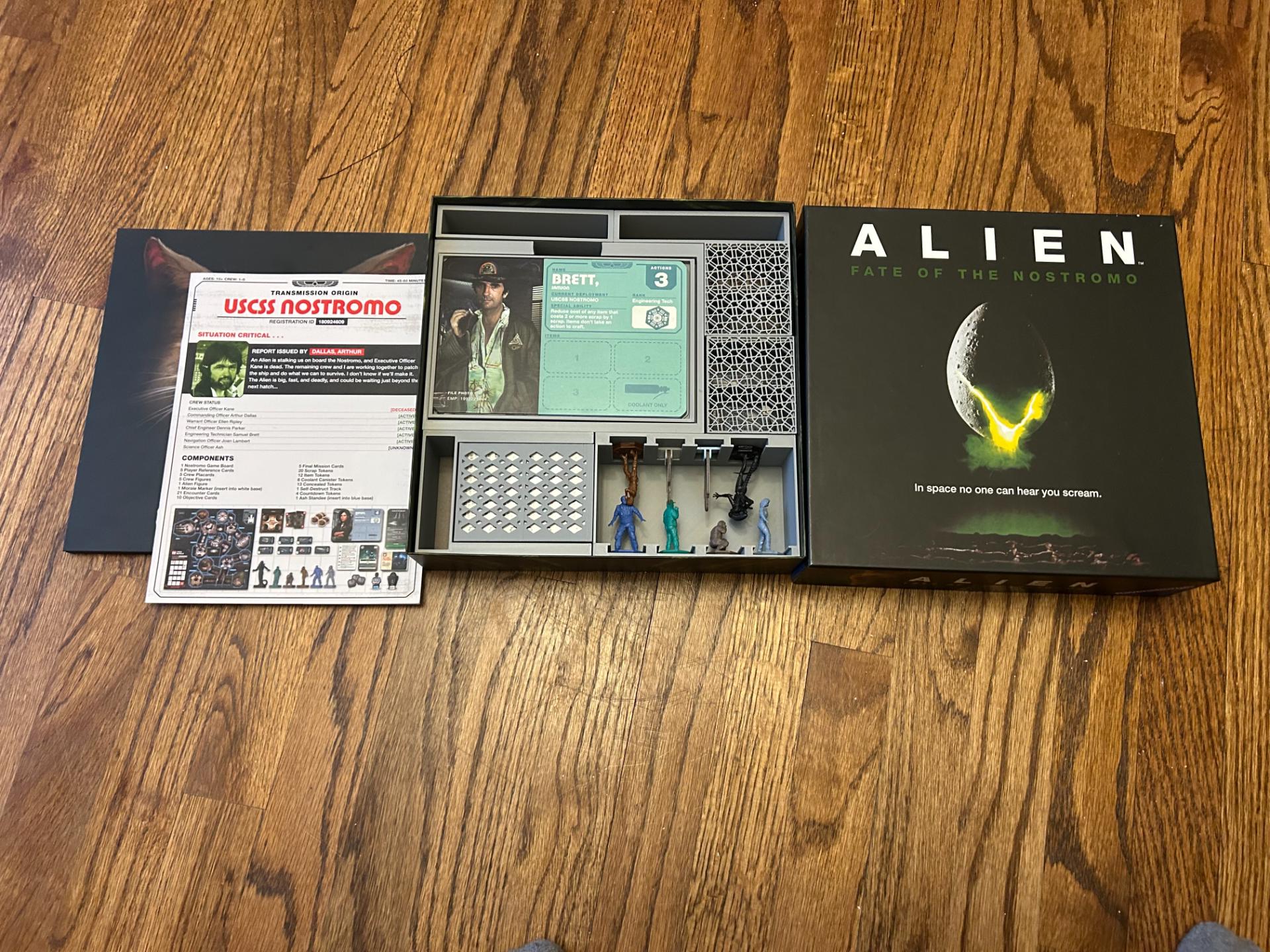 Alien Fate of Nostromo Organizer and Insert (etsy image id: 7814346515)