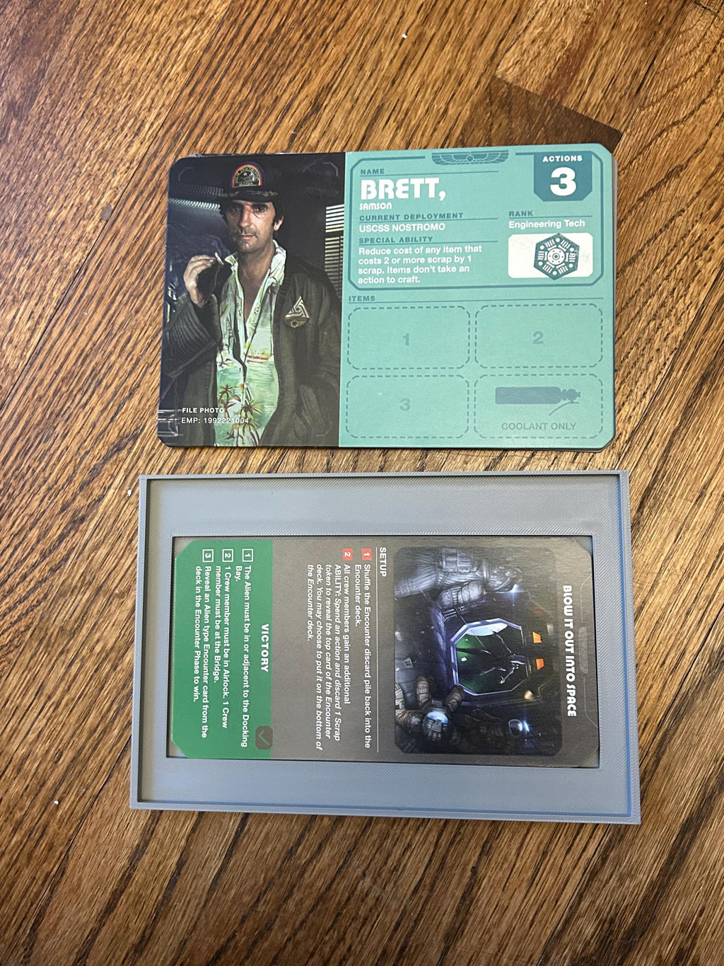 Alien Fate of Nostromo Organizer and Insert (etsy image id: 7814346519)