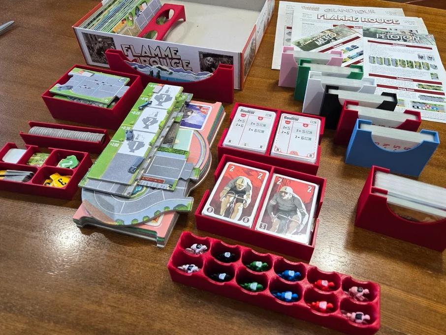 Flamme Rouge + Expansions Organizer / Insert (etsy image id: 7834892598)