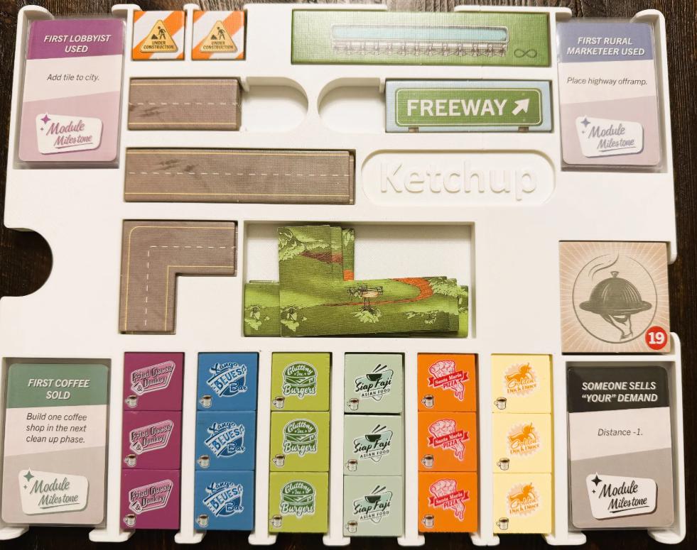 Food Chain Magnate Deluxe Organizer / Insert (etsy image id: 7845695053)