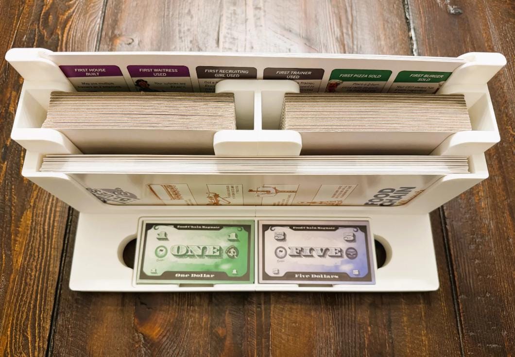 Food Chain Magnate Deluxe Organizer / Insert (etsy image id: 7845695075)