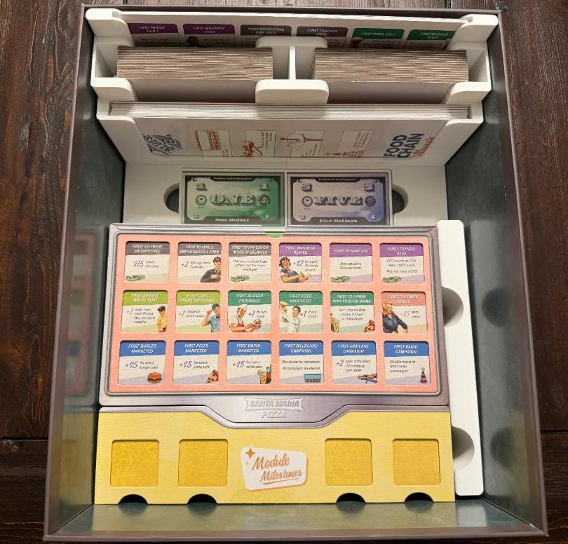 Food Chain Magnate Deluxe Organizer / Insert (etsy image id: 7845695555)