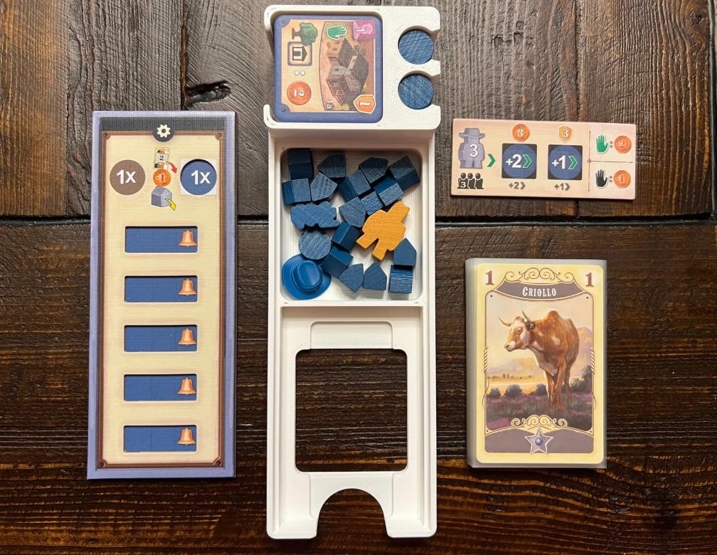 Great Western Trail + Rails to the North Board Game Organizer and Insert (2nd Edition) (etsy image id: 7863328498)