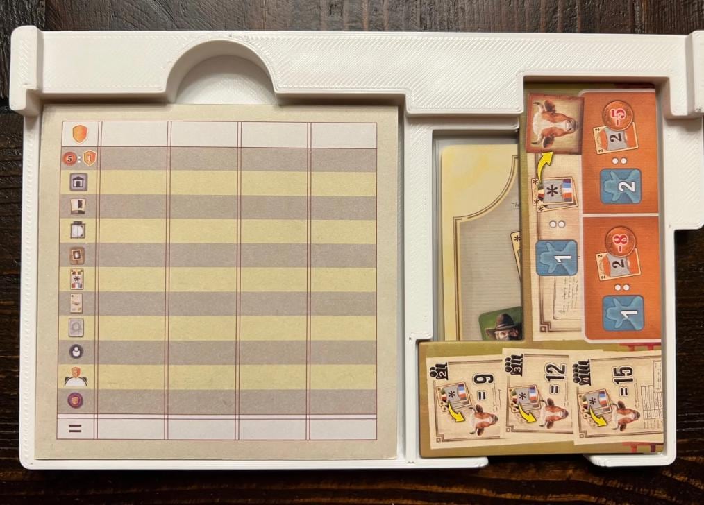 Great Western Trail + Rails to the North Board Game Organizer and Insert (2nd Edition) (etsy image id: 7863328502)