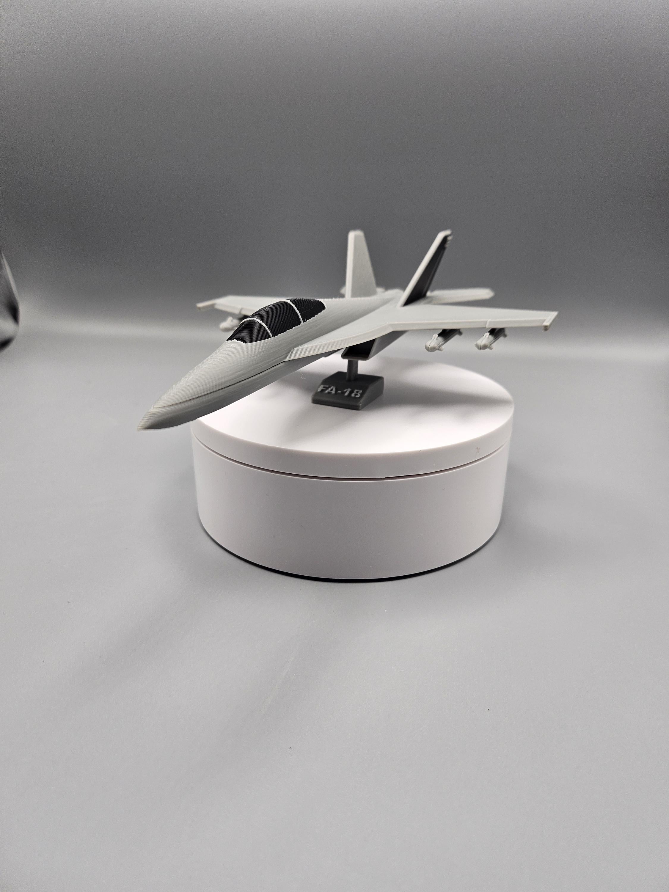 F-18 Hornet Model – 3D Printed Aircraft Display (etsy image id: 7878032158)