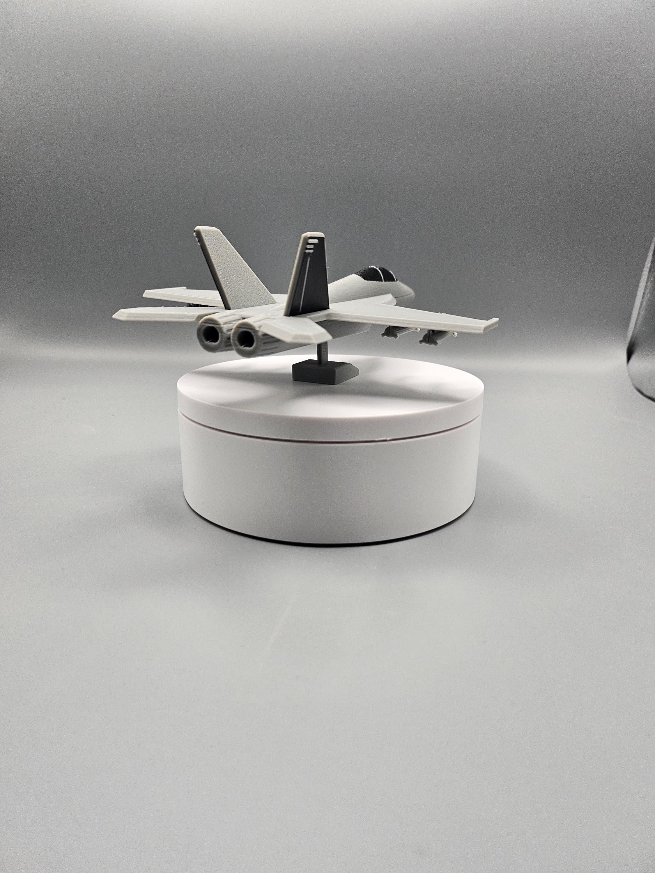 F-18 Hornet Model – 3D Printed Aircraft Display (etsy image id: 7878032286)
