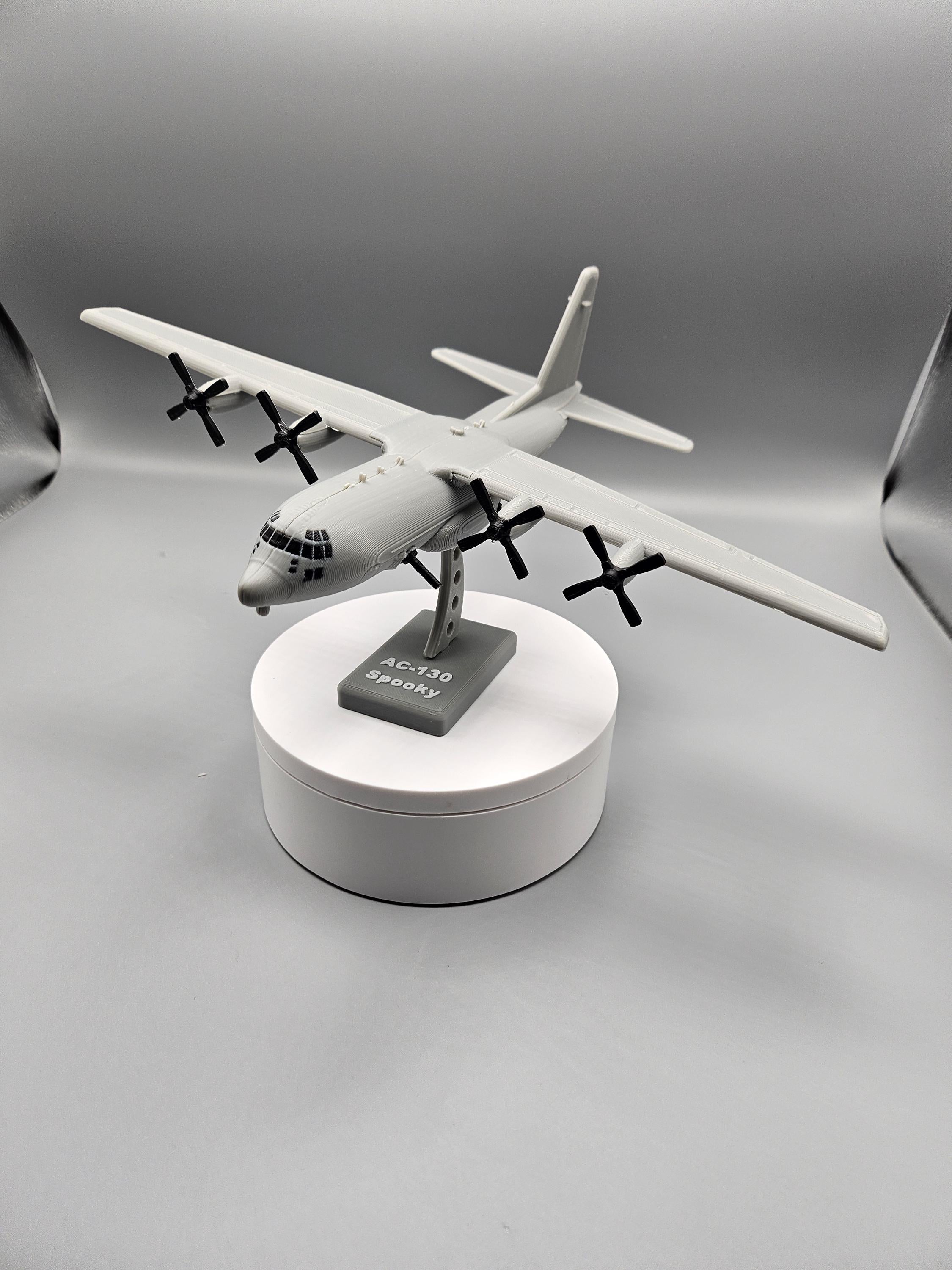 AC-130 Ghostrider Model – 3D Printed Aircraft Display (etsy image id: 7878047080)