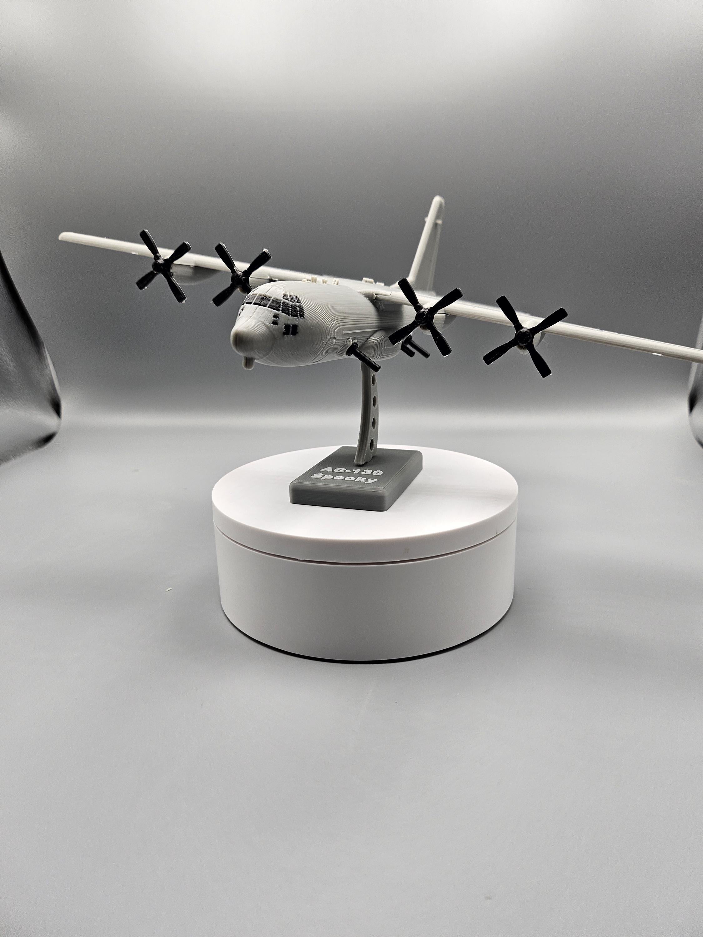 AC-130 Ghostrider Model – 3D Printed Aircraft Display (etsy image id: 7878047144)