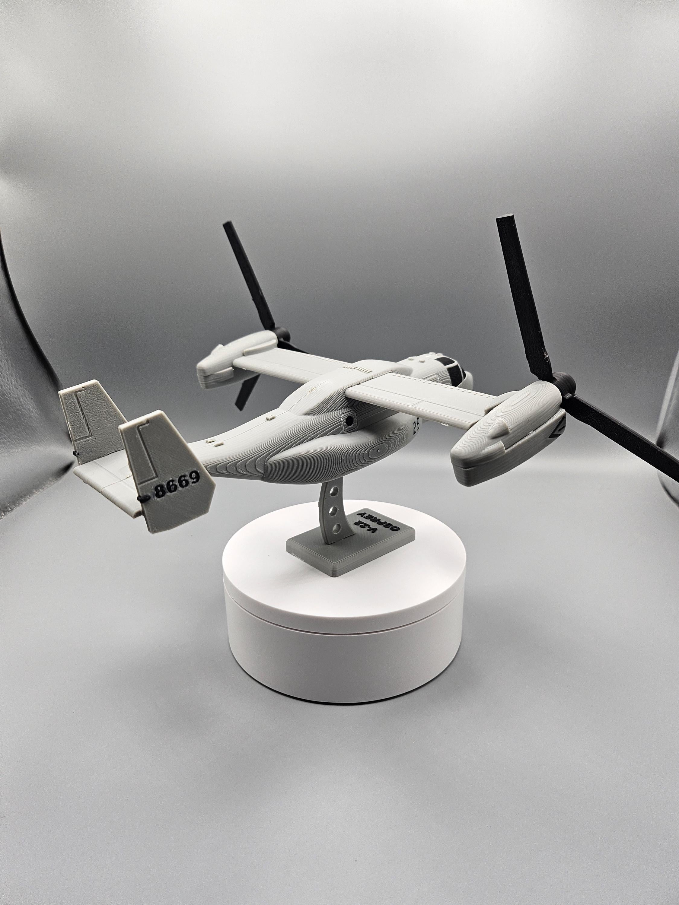 V-22 Osprey Model – 3D Printed Aircraft Display (etsy image id: 7878049158)