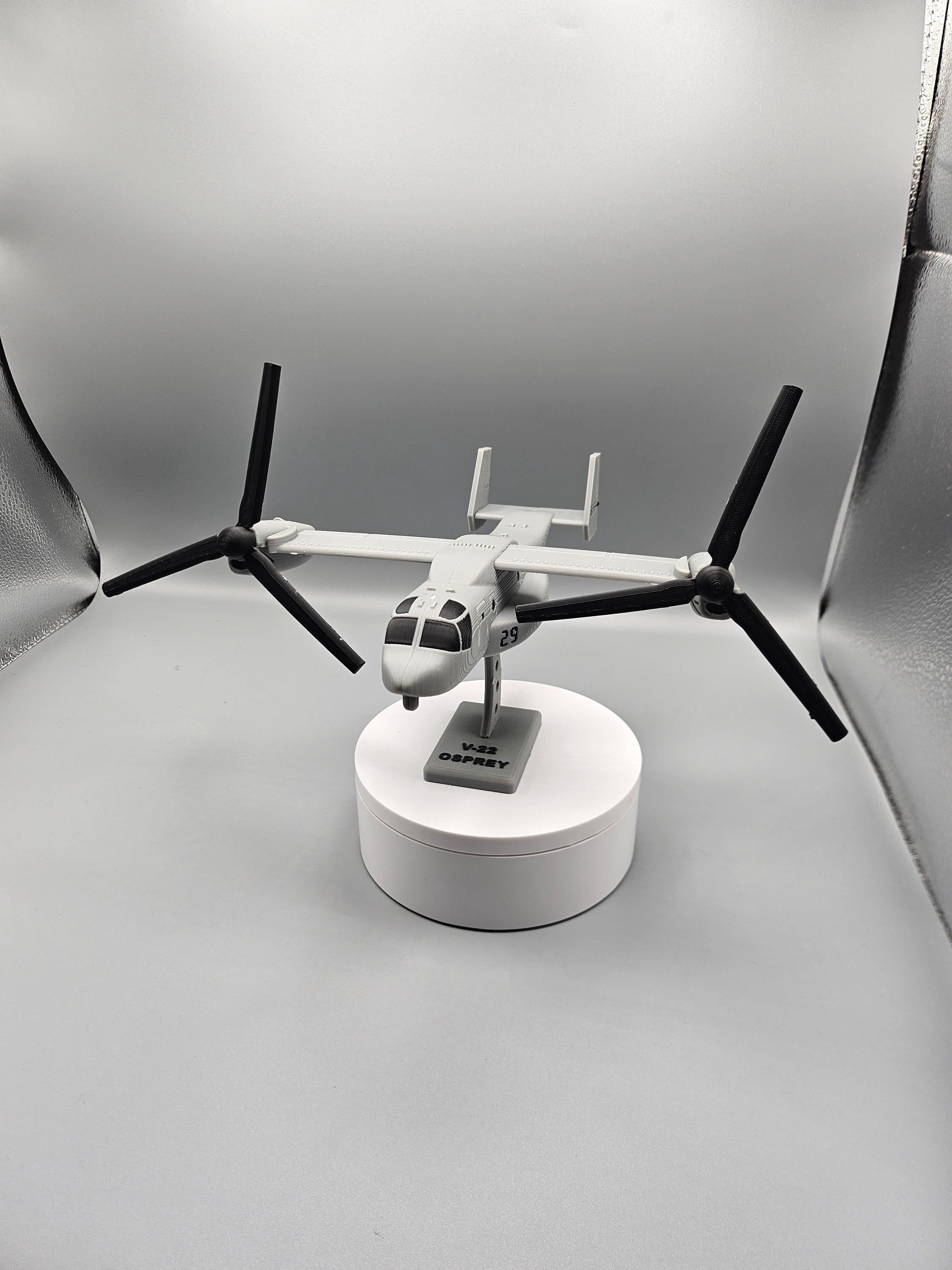 V-22 Osprey Model – 3D Printed Aircraft Display (etsy image id: 7878049164)