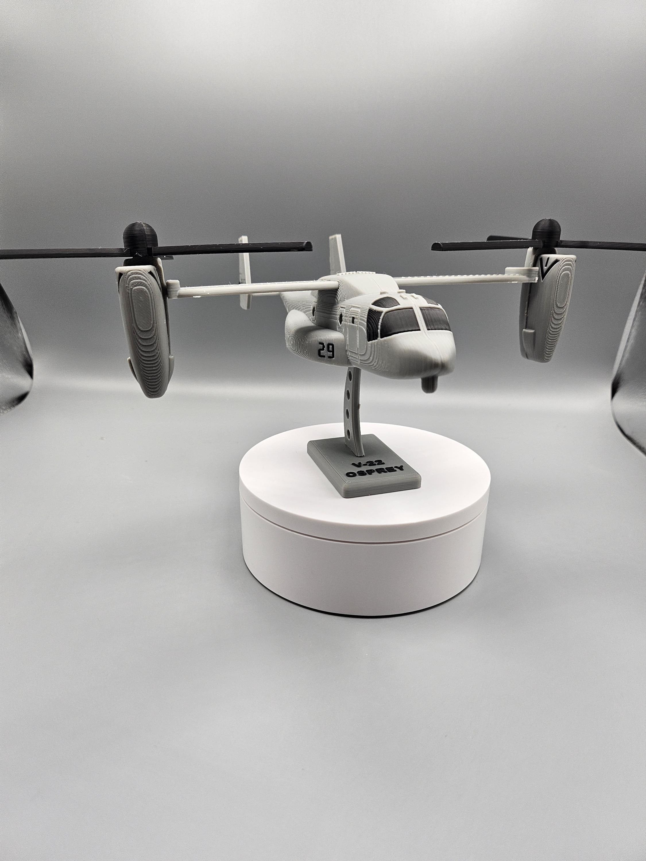 V-22 Osprey Model – 3D Printed Aircraft Display (etsy image id: 7878049222)