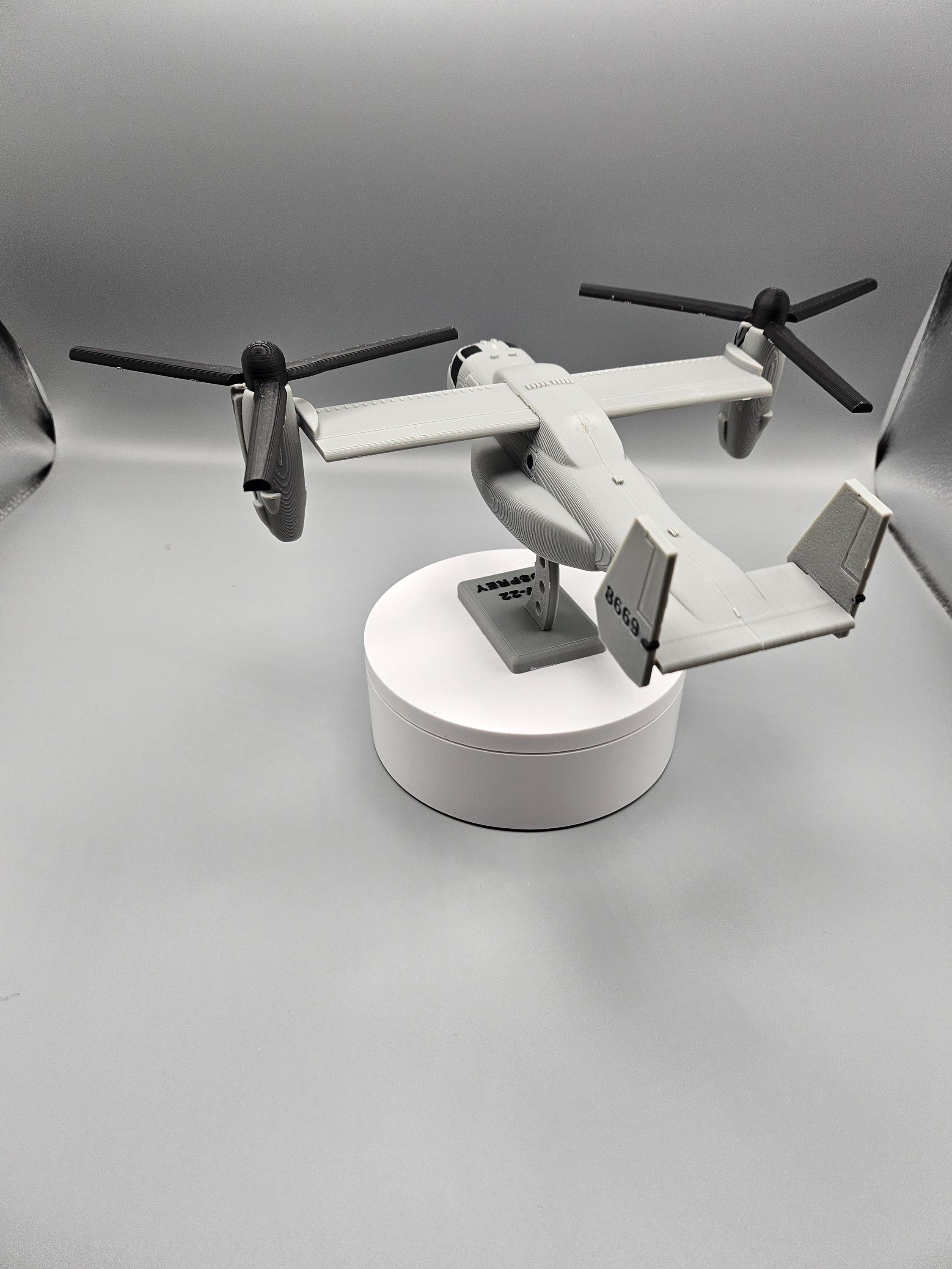 V-22 Osprey Model – 3D Printed Aircraft Display (etsy image id: 7878049246)
