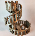 Spiral Staircase Castle Dice Tower - 7" Tall - Perfect for D&D and Board Games (etsy image id: 7883777836)