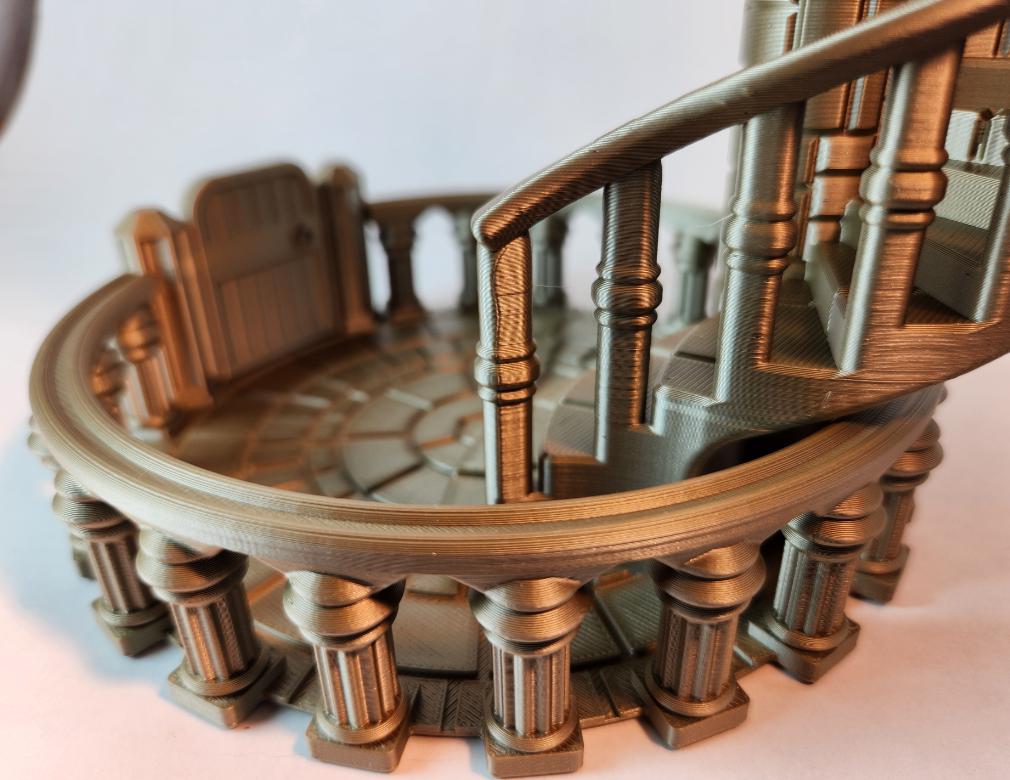 Spiral Staircase Castle Dice Tower - 7" Tall - Perfect for D&D and Board Games (etsy image id: 7883777842)