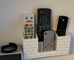 Brick Remote Control Holder and Organizer (etsy image id: 7883842108)