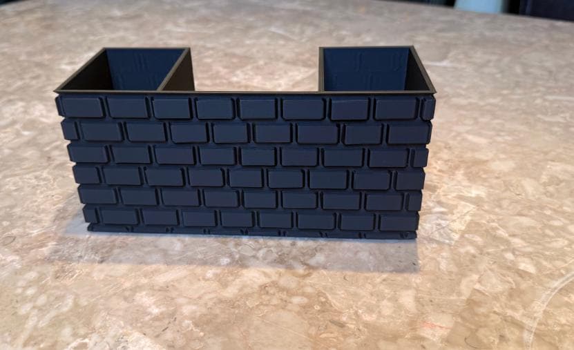 Brick Remote Control Holder and Organizer (etsy image id: 7883842112)