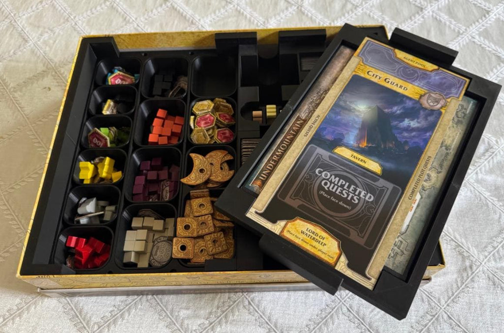 Lords of Waterdeep + Expansion Board Game Organizer and Insert (etsy image id: 7895070978)