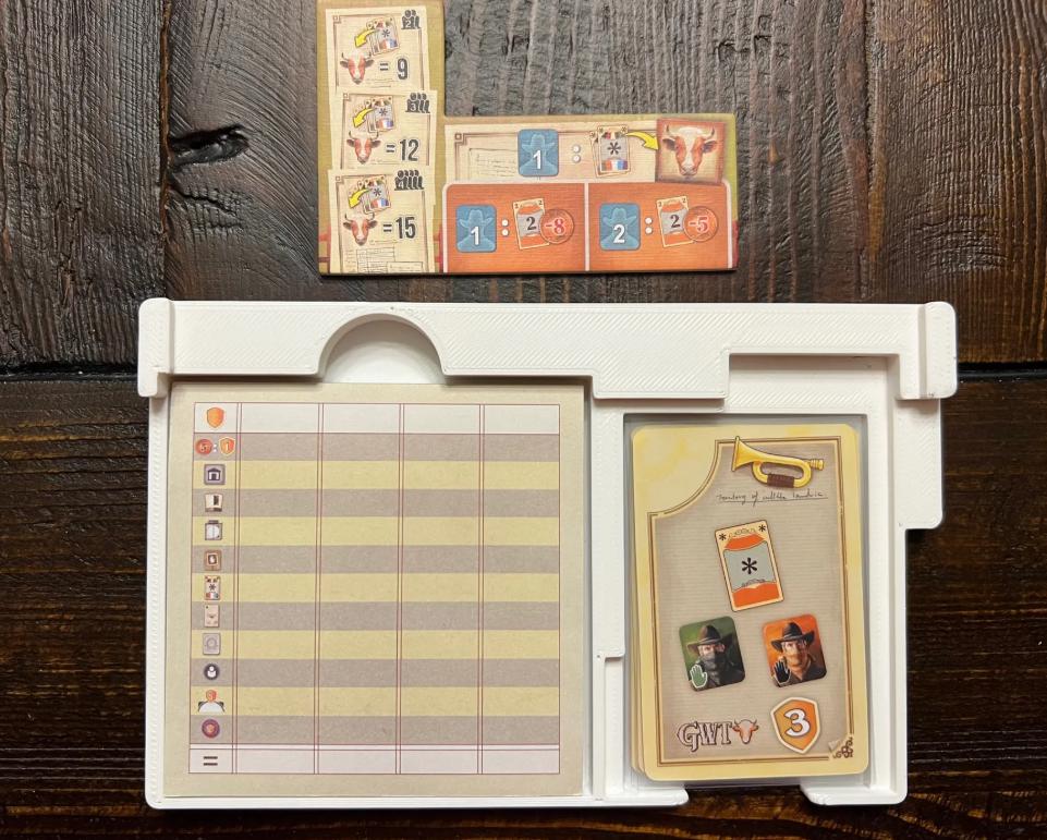 Great Western Trail + Rails to the North Board Game Organizer and Insert (2nd Edition) (etsy image id: 7911280237)