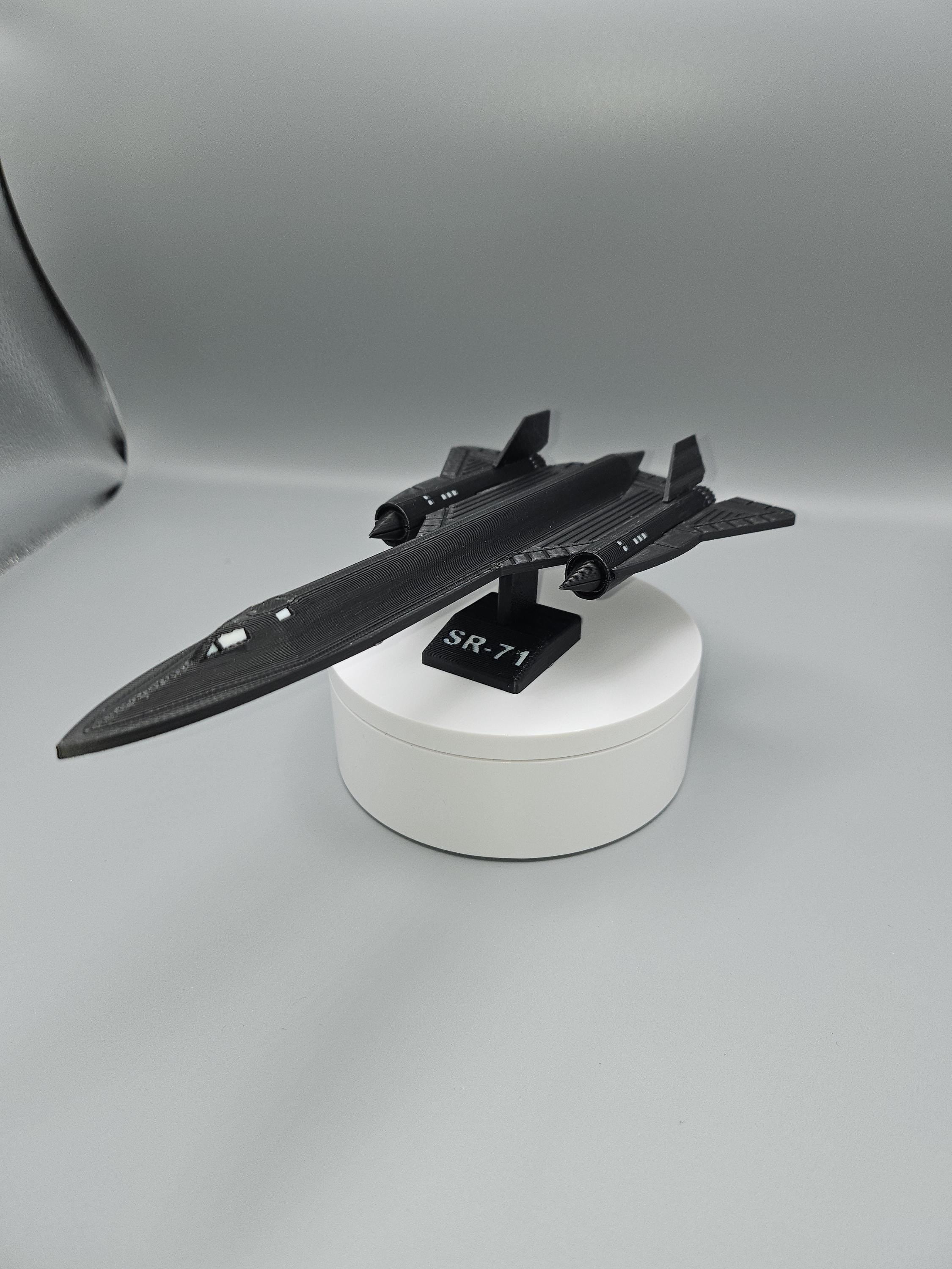 SR-71 Blackbird Model – 3D Printed Aircraft Display (etsy image id: 7925976387)
