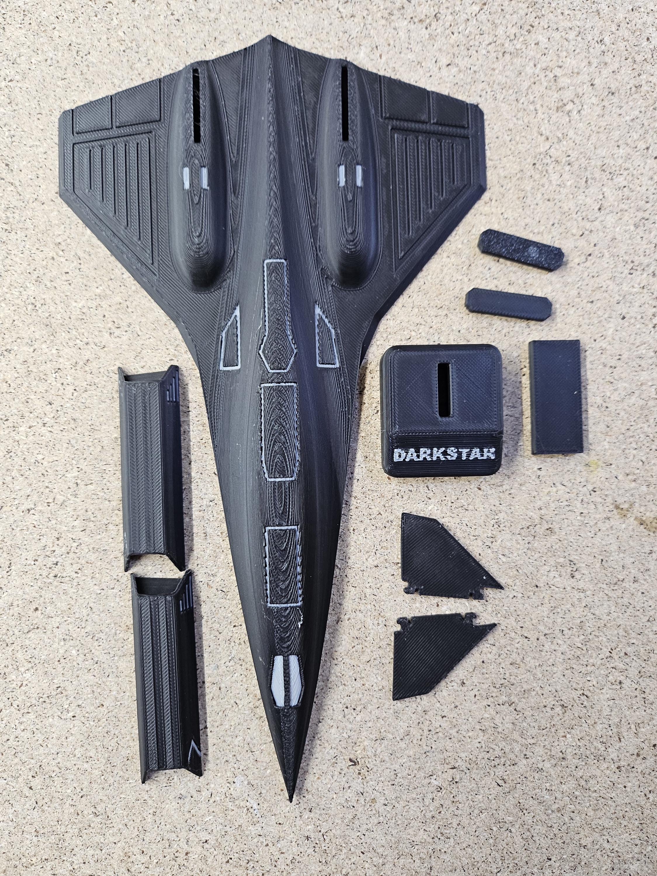 Darkstar Model – 3D Printed Aircraft Display (etsy image id: 7925983303)