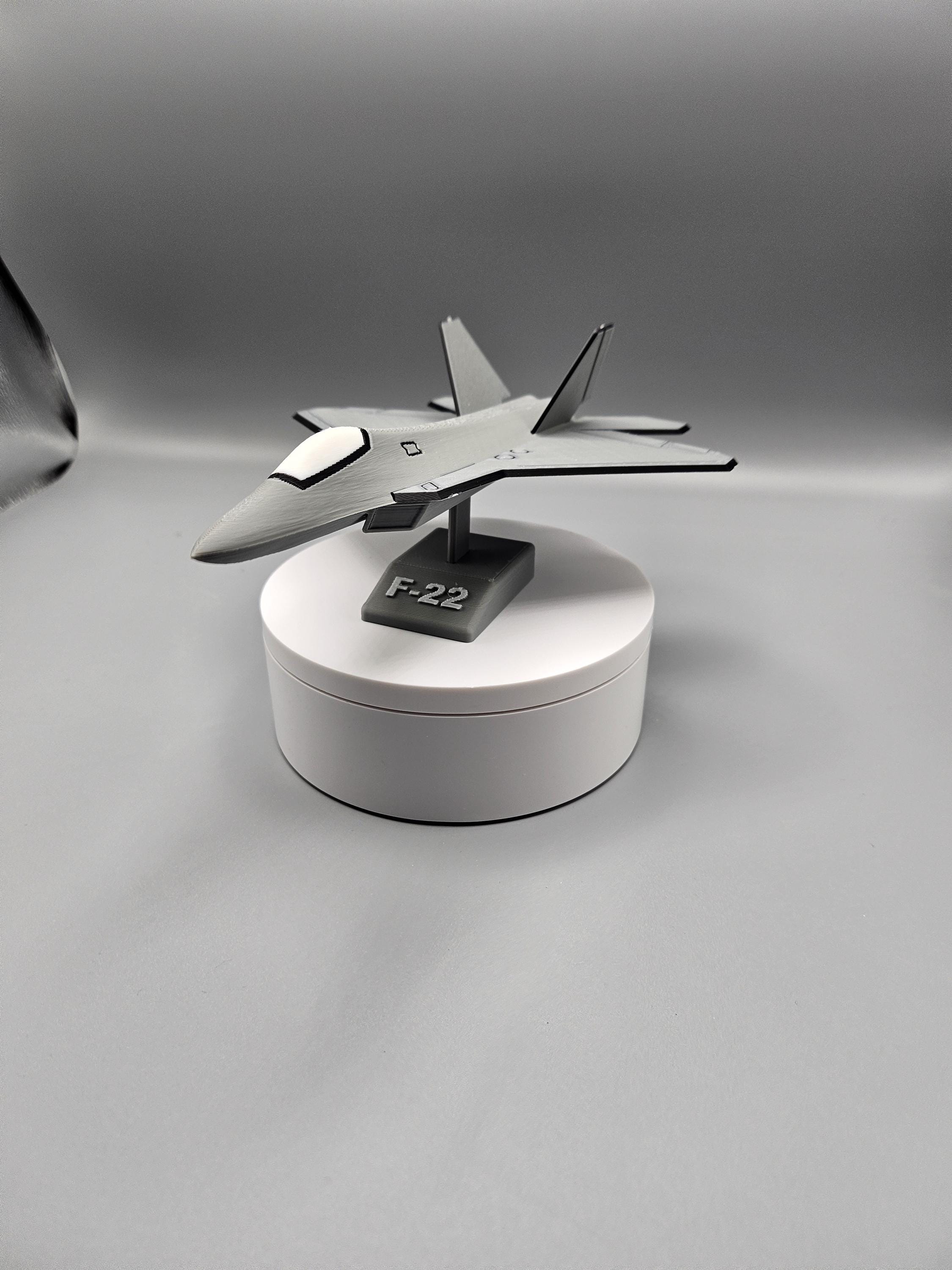 F-22 Raptor Model – 3D Printed Aircraft Display (etsy image id: 7925989597)