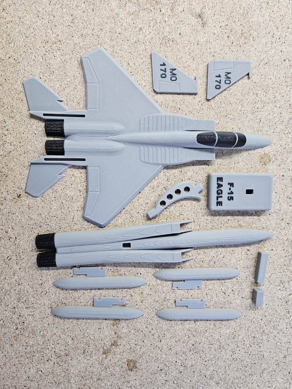 F-15 Eagle Model – 3D Printed Aircraft Display (etsy image id: 7925995557)