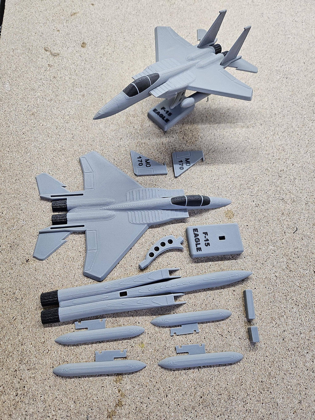 F-15 Eagle Model – 3D Printed Aircraft Display (etsy image id: 7925995601)