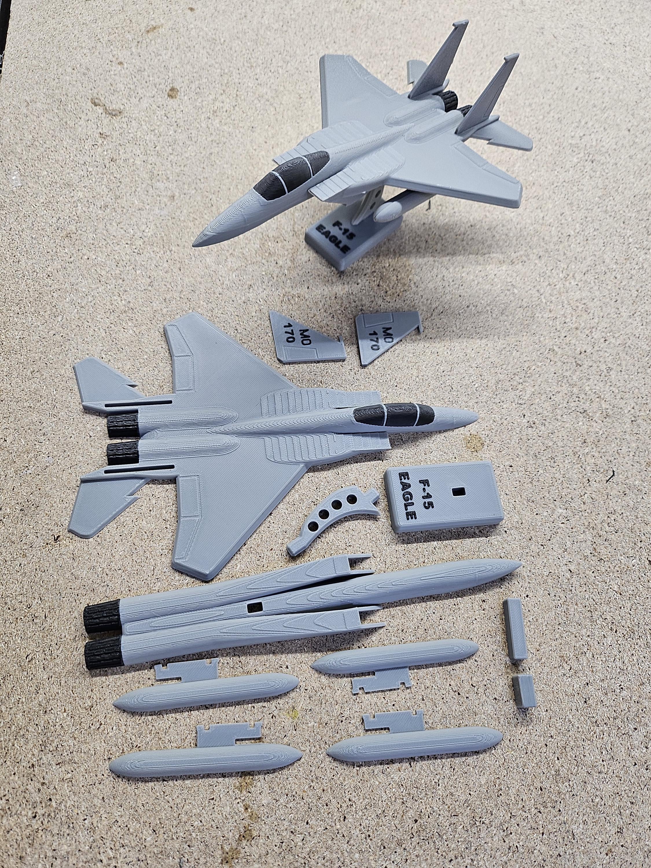 F-15 Eagle Model – 3D Printed Aircraft Display (etsy image id: 7925995601)