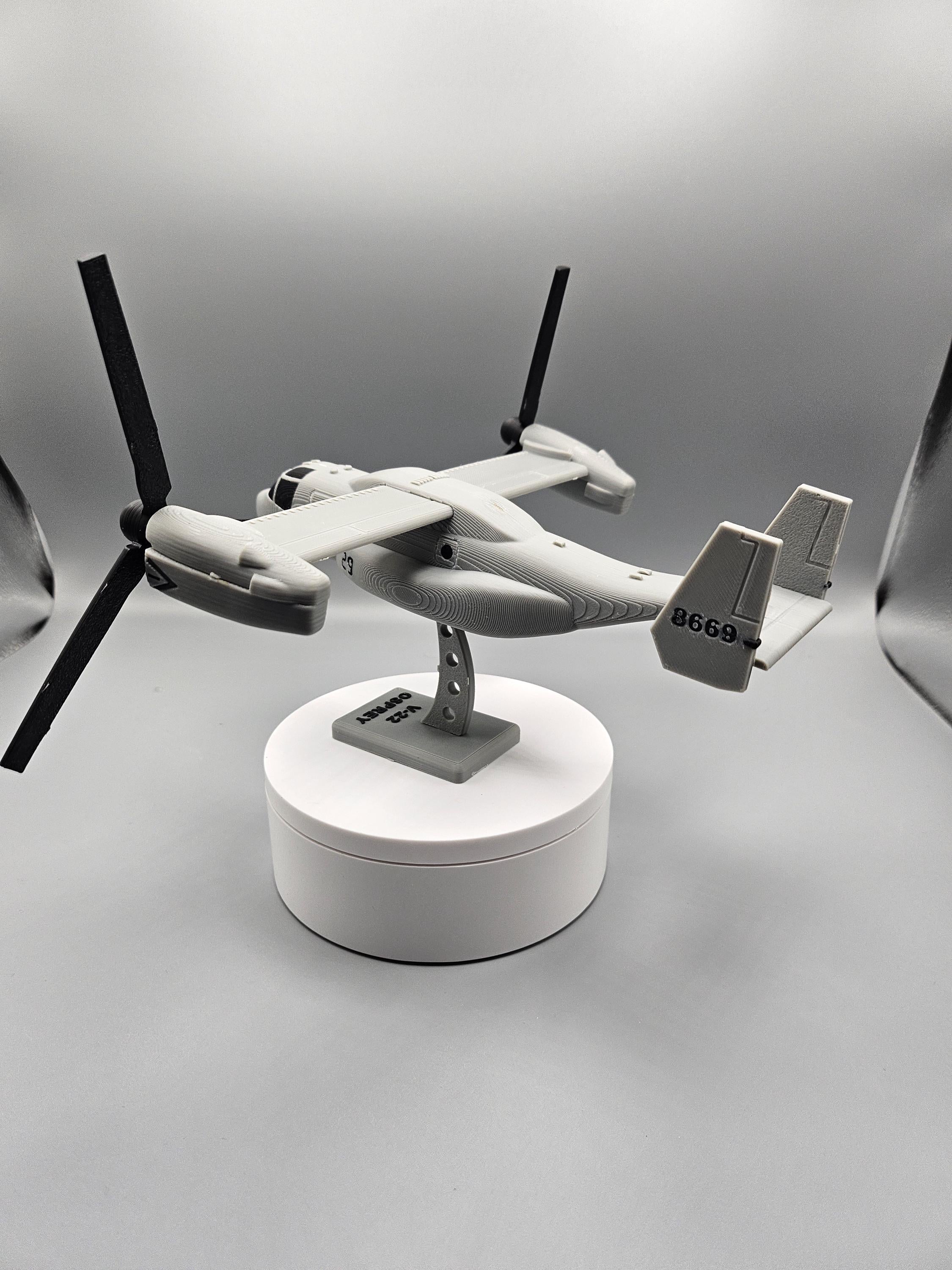 V-22 Osprey Model – 3D Printed Aircraft Display (etsy image id: 7926004985)