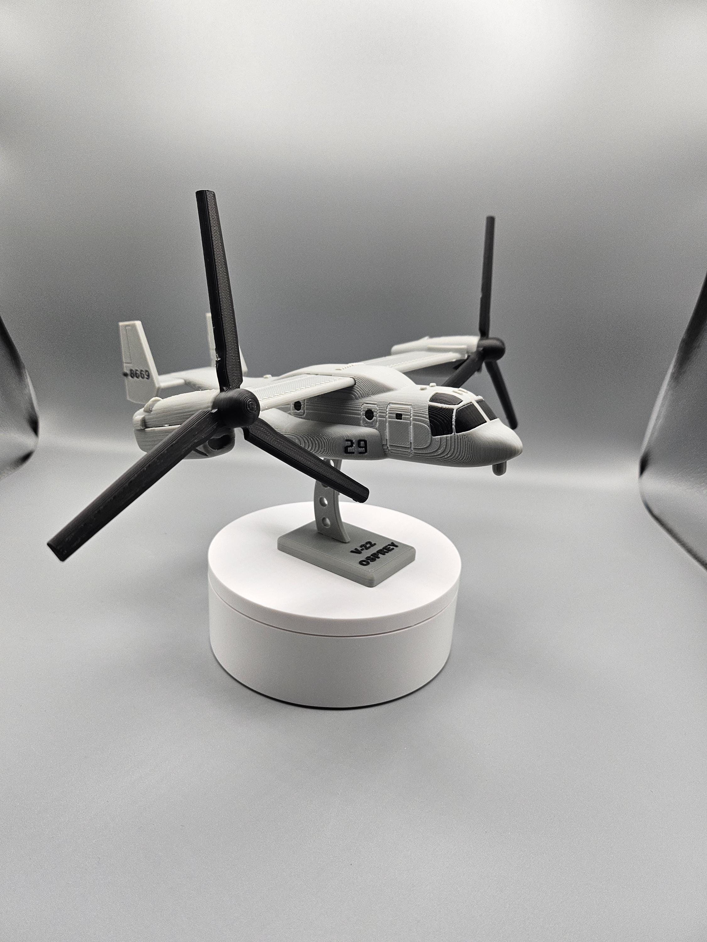 V-22 Osprey Model – 3D Printed Aircraft Display (etsy image id: 7926005043)
